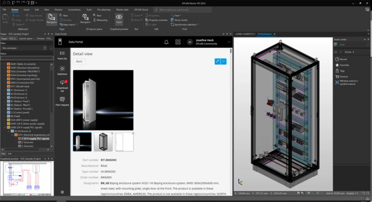 Save time while configuration through direct transfer of the offered component data.